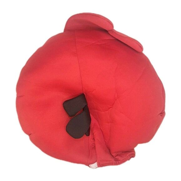 Angry Birds Red Bird Adult Costume Mask PMG 2012 Plush Foam Soft Halloween Large - Picture 2 of 7